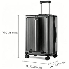 Elite-20" Smart Vacuum Suitcase Carry-On with USB & Pump
