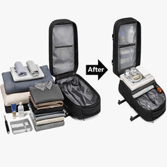 Elite- 21" Vacuum Compression Travel Backpack with Wheels-Automatic Version