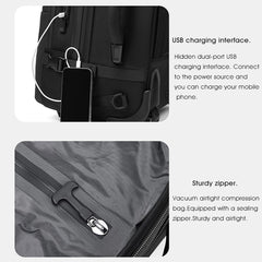 Elite- 21" Vacuum Compression Travel Backpack with Wheels-Automatic Version