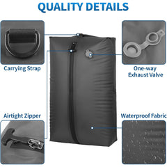 LuminaSeal 18L Reusable Vacuum Seal Bags-Air Pump Version