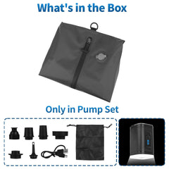 LuminaSeal 18L Reusable Vacuum Seal Bags-Air Pump Version