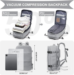 Prestige-45L Vacuum Travel Backpack with Built-in Pump