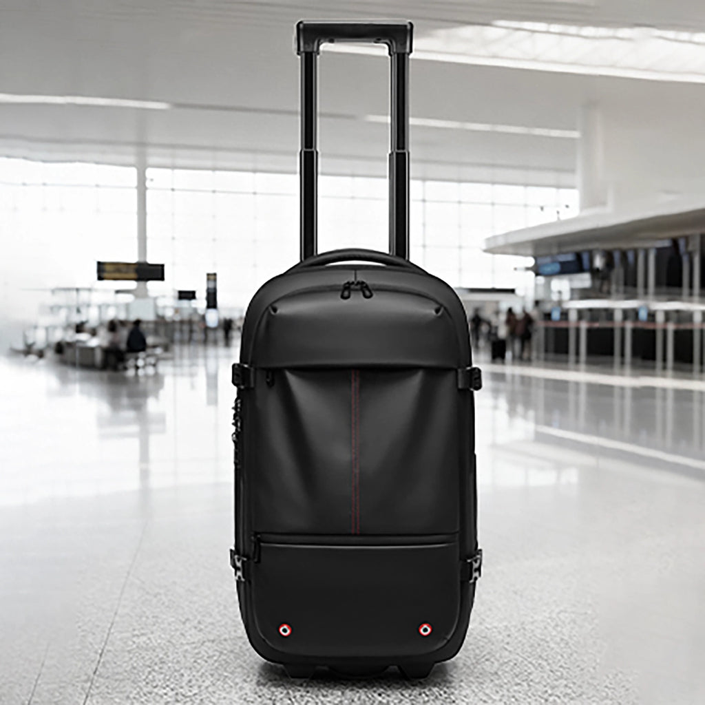 AeroLuxe-21"  Expandable Vacuum Seal Wheeled Backpack-Built-in Pump Version