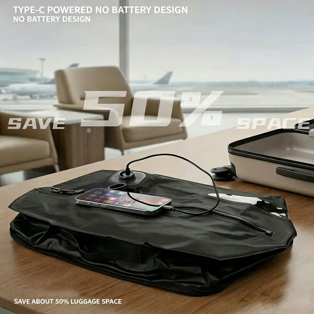 AeroSeal Pro 25L – Automatic Vacuum Storage Bag Space-Saver TSA-Friendly