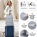 Prestige-45L Vacuum Travel Backpack with Built-in Pump