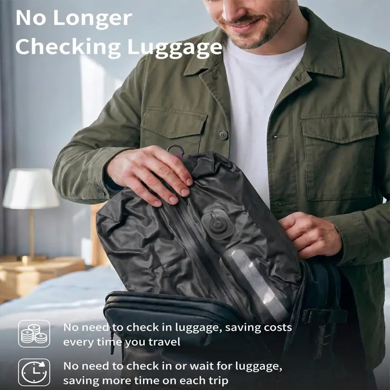 AeroSeal Pro-Reusable Travel Vacuum Storage  Space-Saving Bags-Automatic Version