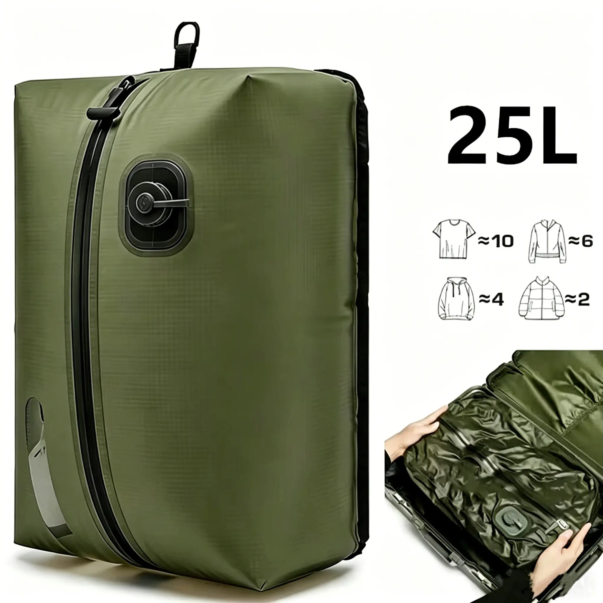 AeroSeal Pro-Reusable Travel Vacuum Storage  Space-Saving Bags-Automatic Version