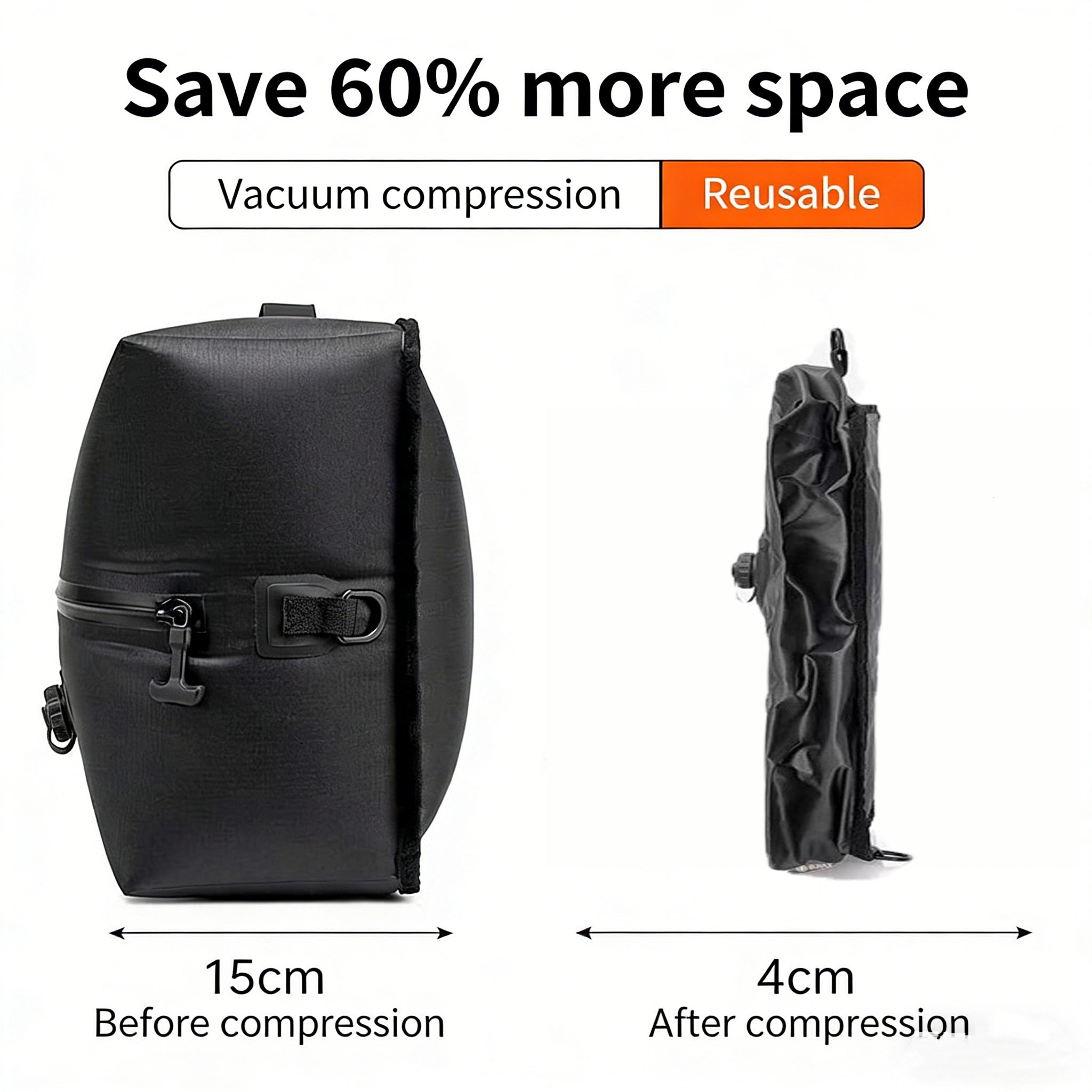 AeroSeal Pro-Reusable Travel Vacuum Storage  Space-Saving Bags-Automatic Version