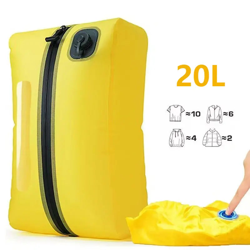 AeroSeal Pro-Reusable Travel Vacuum Storage  Space-Saving Bags-Automatic Version