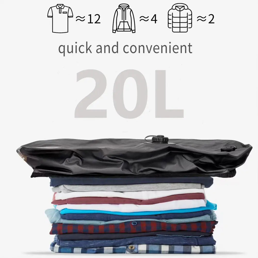 AeroSeal Pro-Reusable Travel Vacuum Storage  Space-Saving Bags-Automatic Version