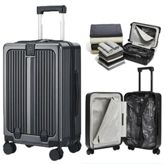 Elite-20" Smart Vacuum Suitcase Carry-On with USB & Pump
