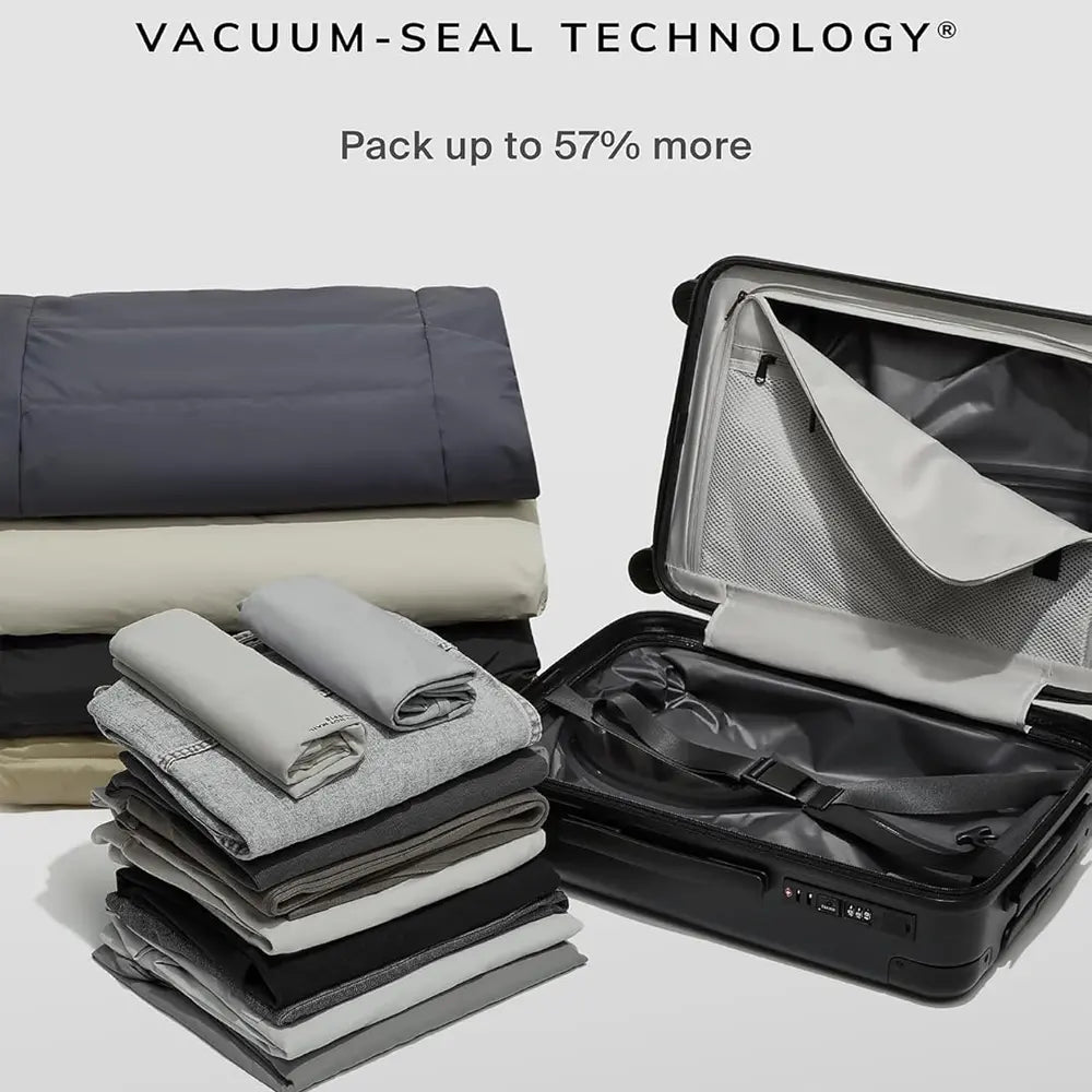 Elite-20" Smart Vacuum Suitcase Carry-On with USB & Pump