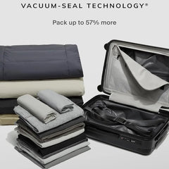 Elite-20" Smart Vacuum Suitcase Carry-On with USB & Pump