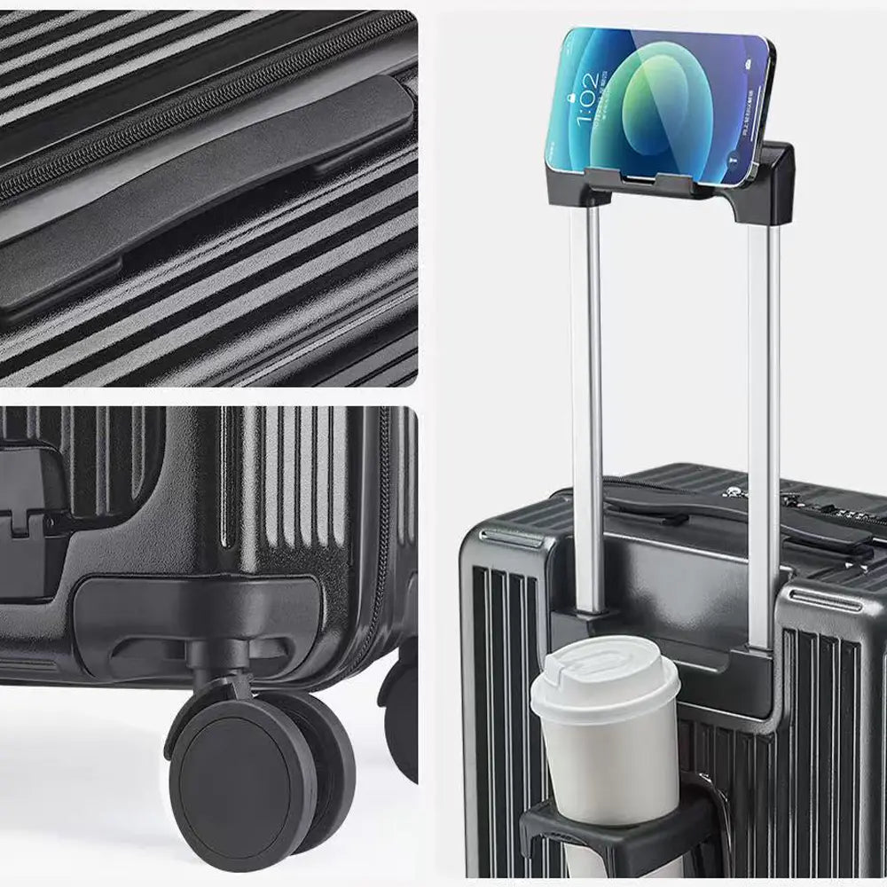 Elite-20" Smart Vacuum Suitcase Carry-On with USB & Pump