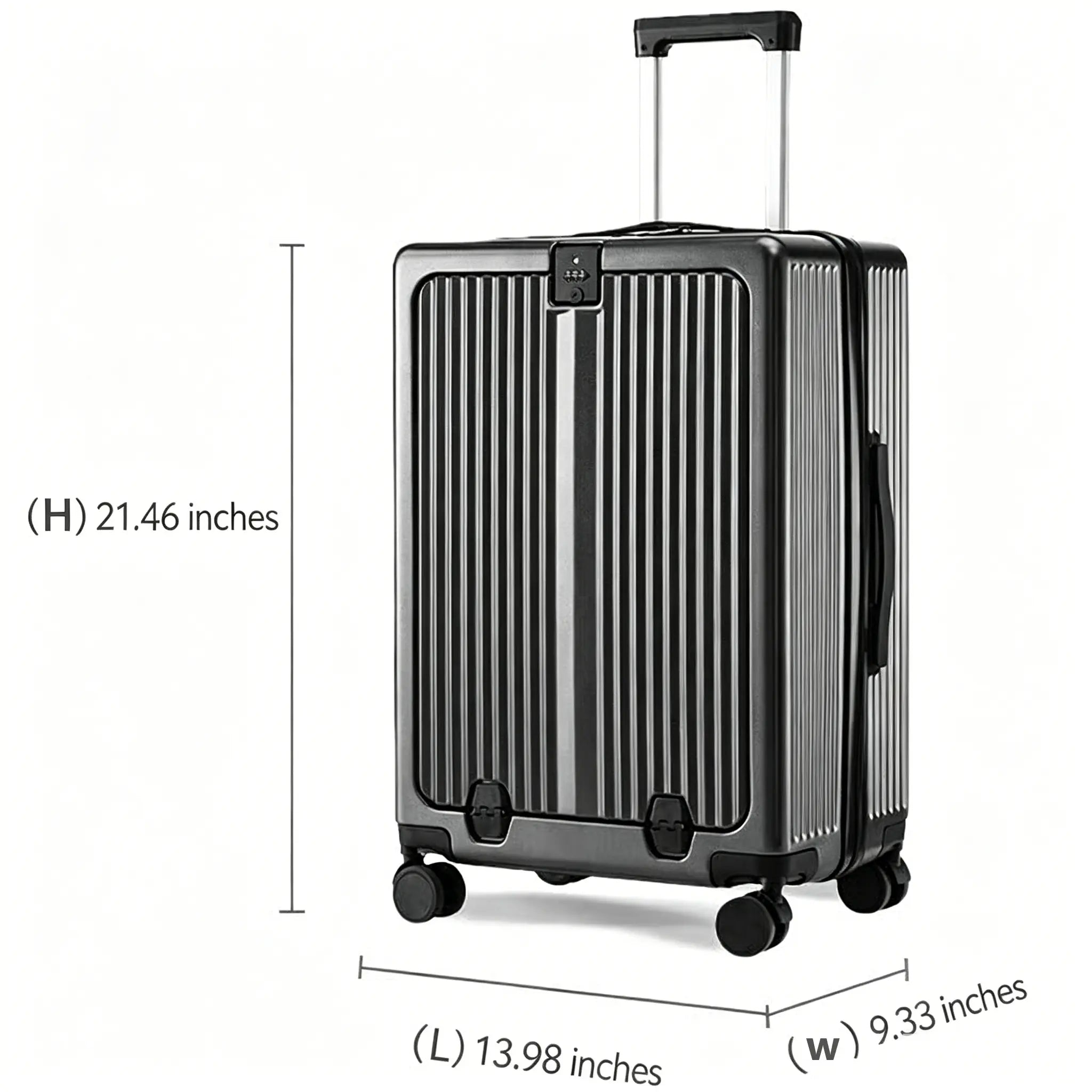 Elite-20" Smart Vacuum Suitcase Carry-On with USB & Pump