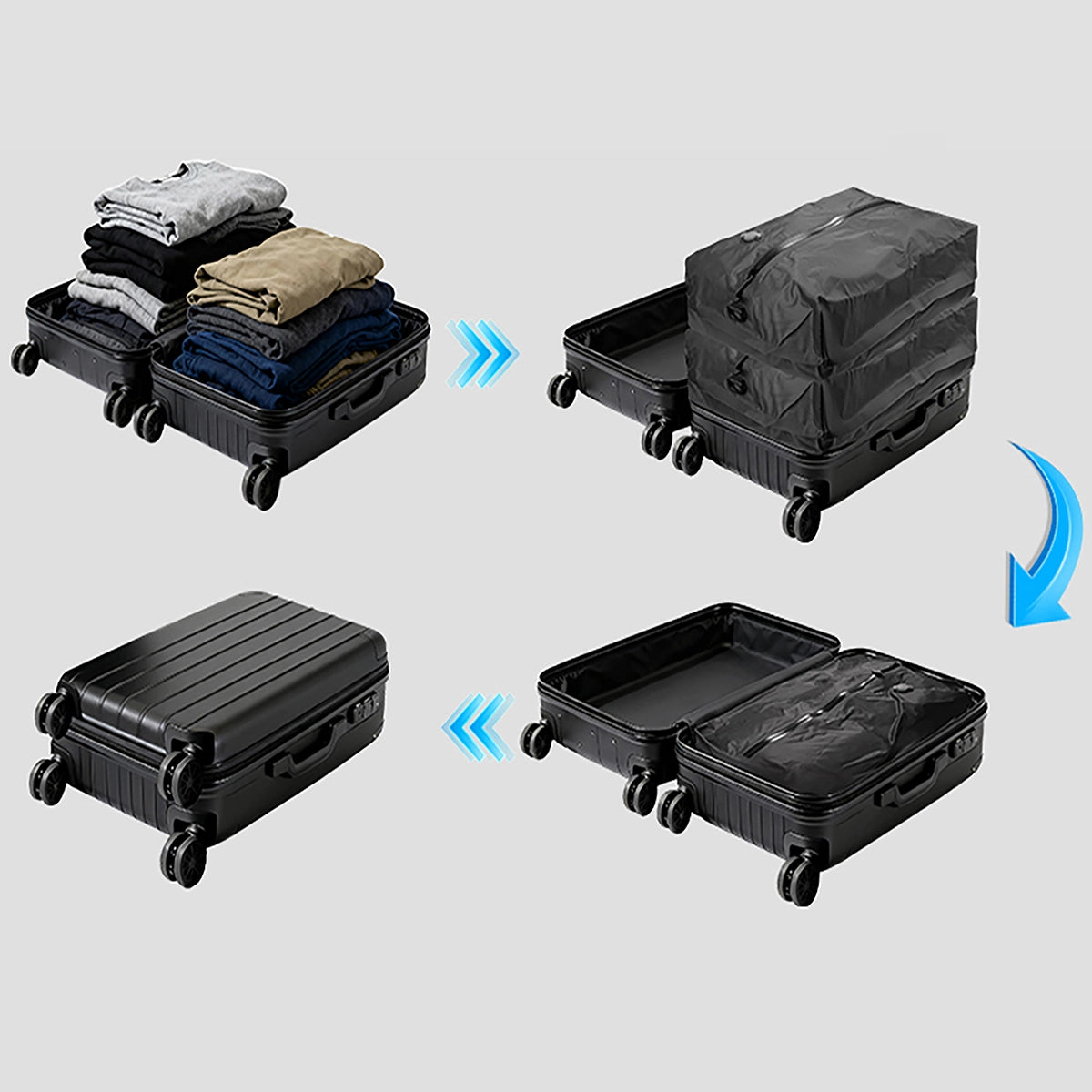 LuminaSeal 18L Reusable Vacuum Seal Bags-Air Pump Version