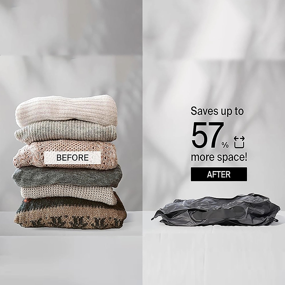 LuminaSeal 18L Reusable Vacuum Seal Bags-Air Pump Version