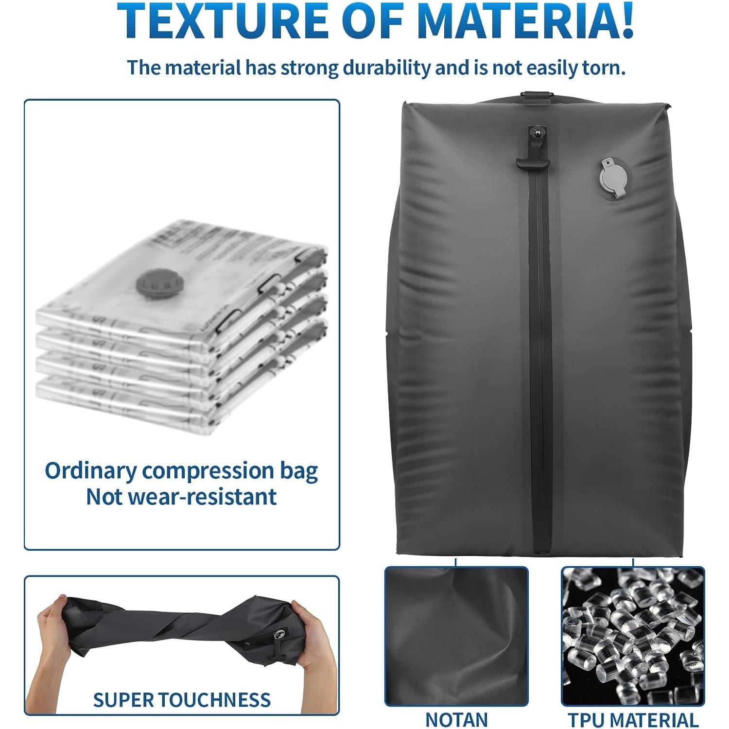 LuminaSeal 18L Reusable Vacuum Seal Bags-Air Pump Version