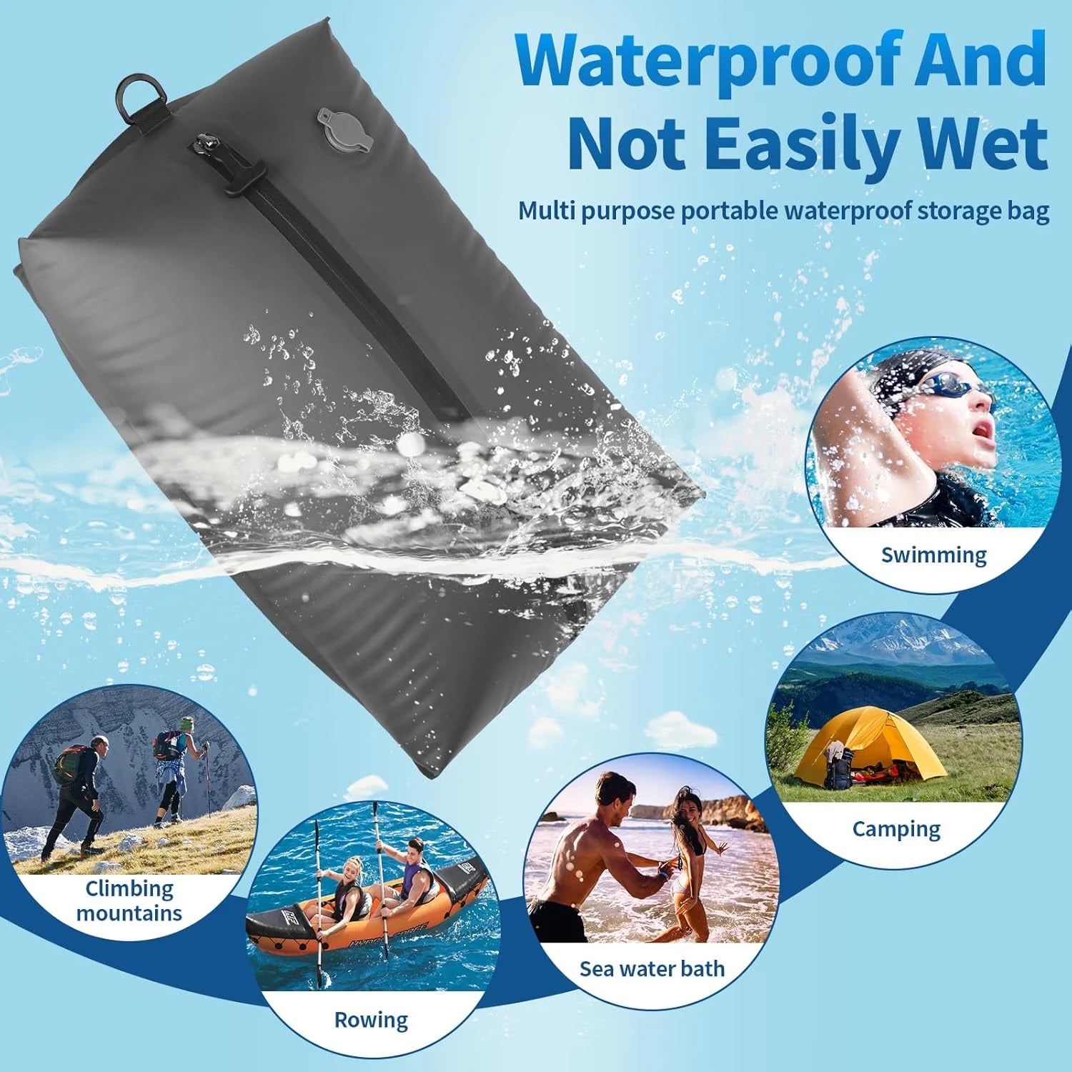 LuminaSeal 18L Reusable Vacuum Seal Bags-Air Pump Version