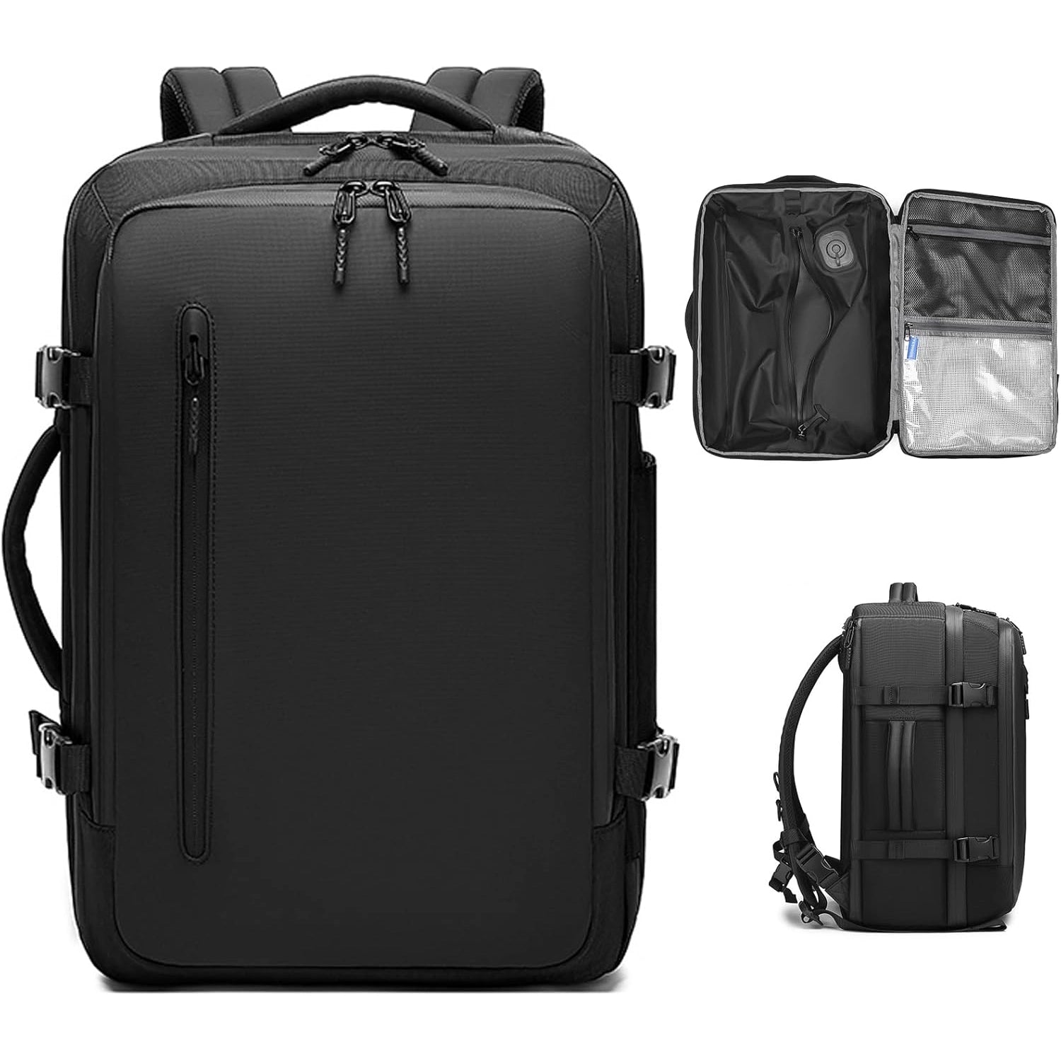 Prestige-45L Travel Backpack with Built-in Vacuum Seal-Automatic Versi – VISNALEFRY