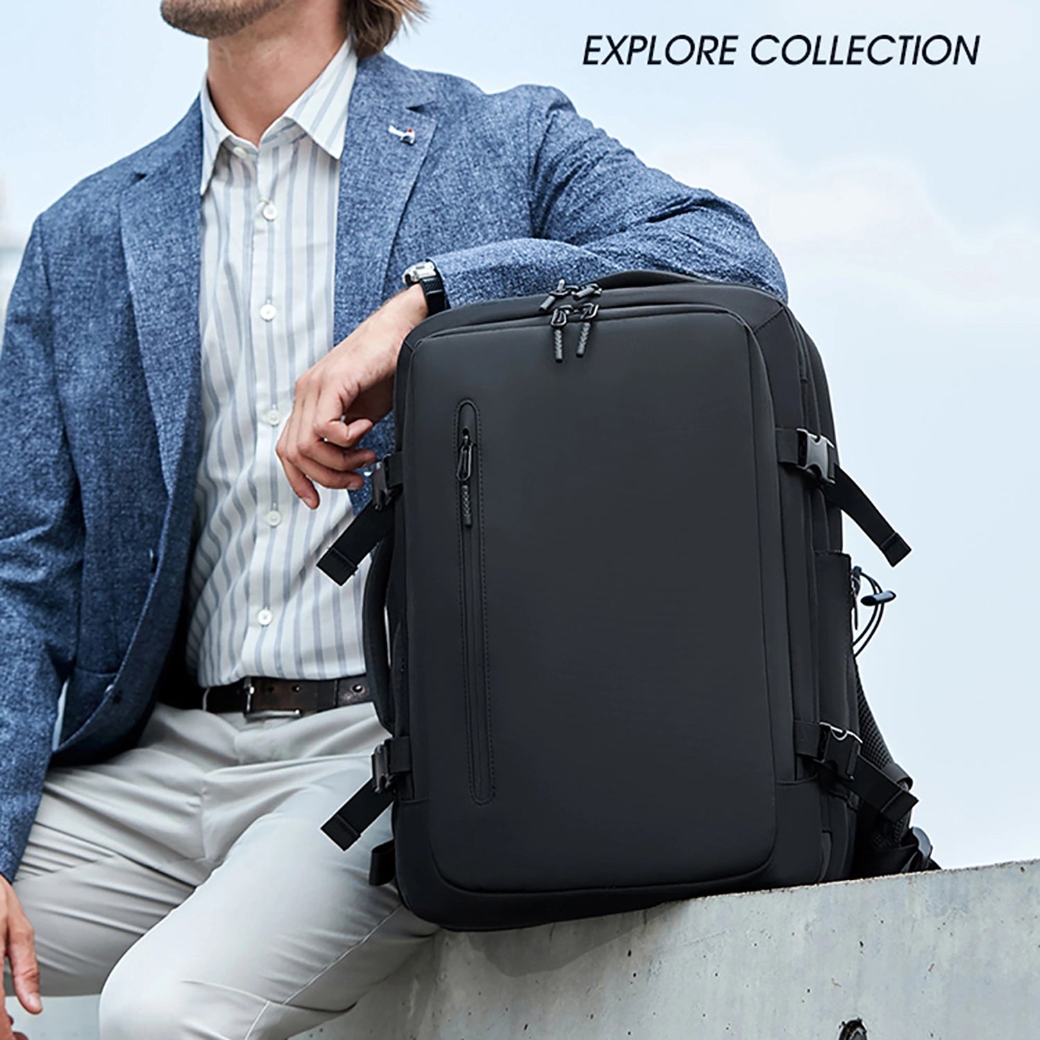 Prestige-45L Travel Backpack with Built-in Vacuum Seal-Automatic Version