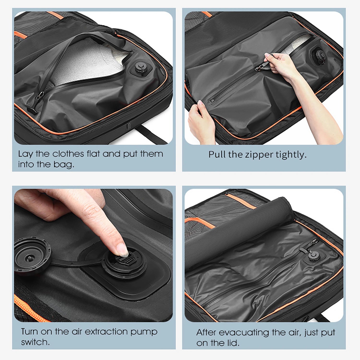 Prestige-55L Air-Compression Travel Backpack-Automatic Version