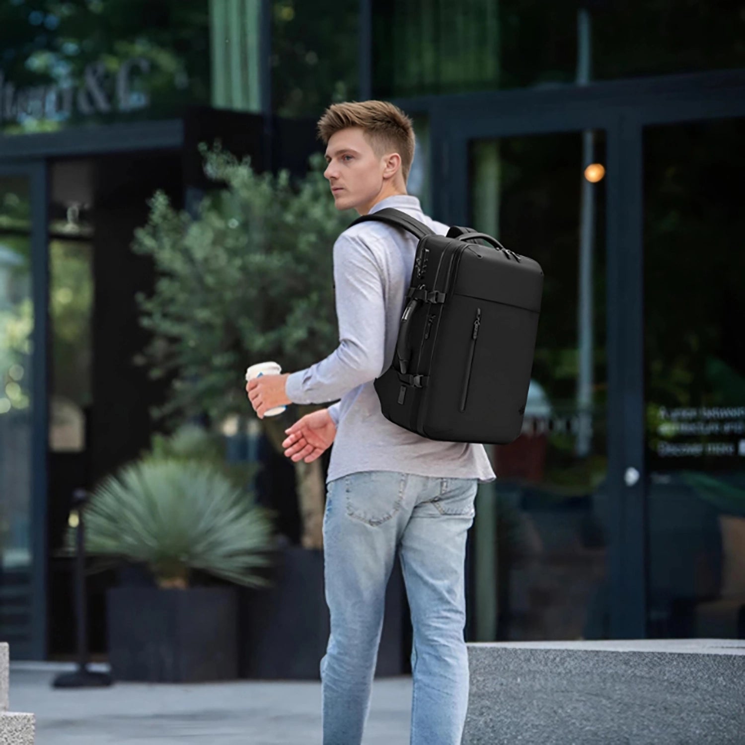 Prestige-55L Air-Compression Travel Backpack-Automatic Version